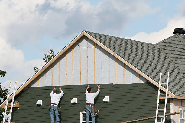 Professional Siding Repair technician working in Waterloo, IN